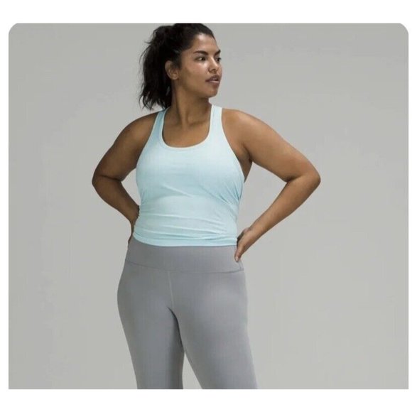 lululemon athletica Tops - Lululemon Swiftly Tech RB Tank 2.0 Icing Blue Size 20 NWT